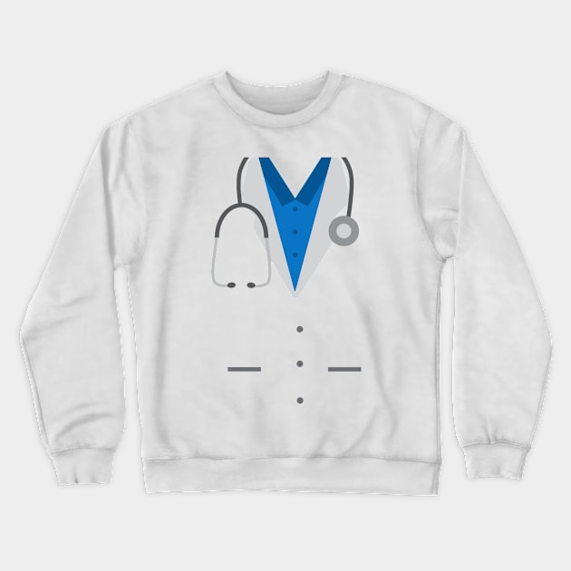 Doctor Halloween Costume For Kids Boys Girts Men Women Crewneck Sweatshirt by macshoptee